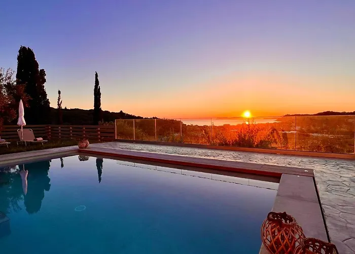 别墅 Luxury Makris With Private Heatable Pool By Dadovillas Kavvadades
