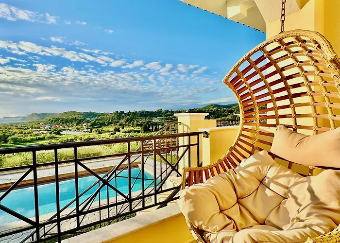 Luxury Makris With Private Heatable Pool By Dadovillas 别墅 Kavvadades